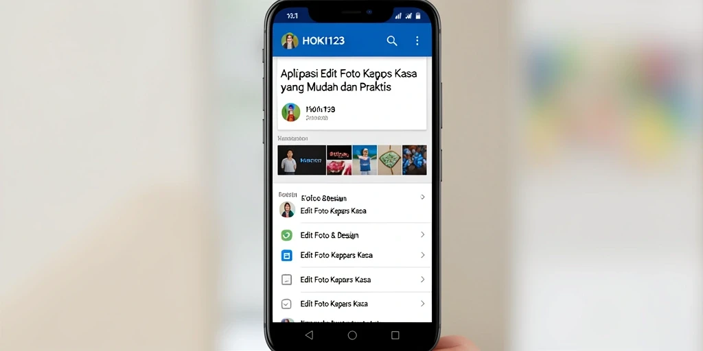 Tampilan antarmuka HOKI123 dengan fitur Edit Foto Kertas Kaca yang menarik.