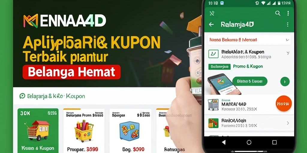 Tampilan antarmuka MENARA4D dengan berbagai pilihan kupon.