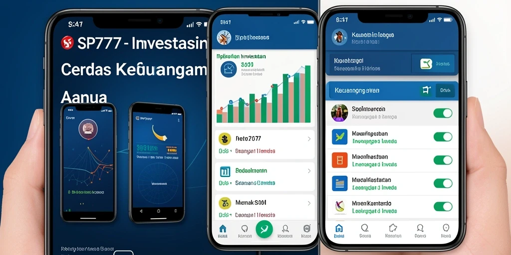 Tampilan antarmuka SP777 yang informatif dan menarik untuk investasi.