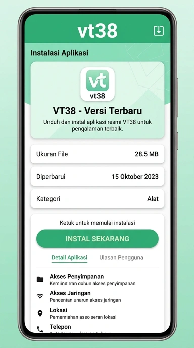Unduh dan Instal APK vt38 untuk Android Anda
